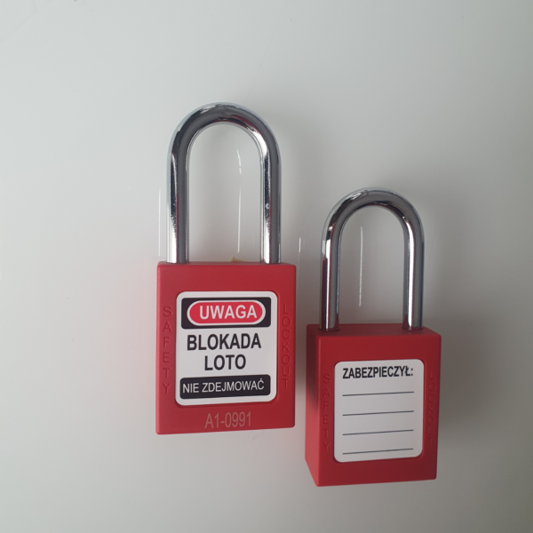 KŁÓDKA SAFETY PADLOCK szekla stalowa 38 mm - obrazek 9