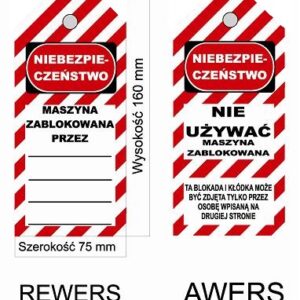 przywieszka tagout